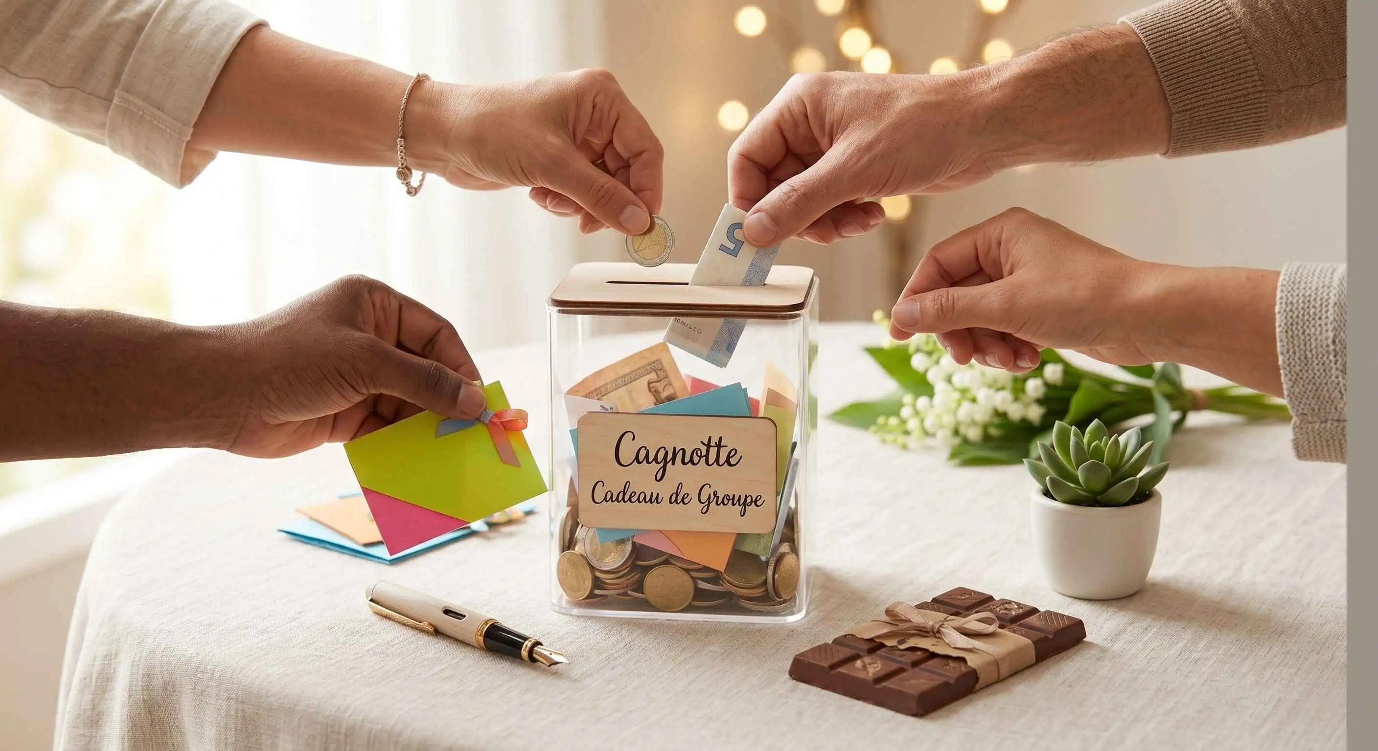 cagnotte de naissance créée sur l'application mobile Unikado